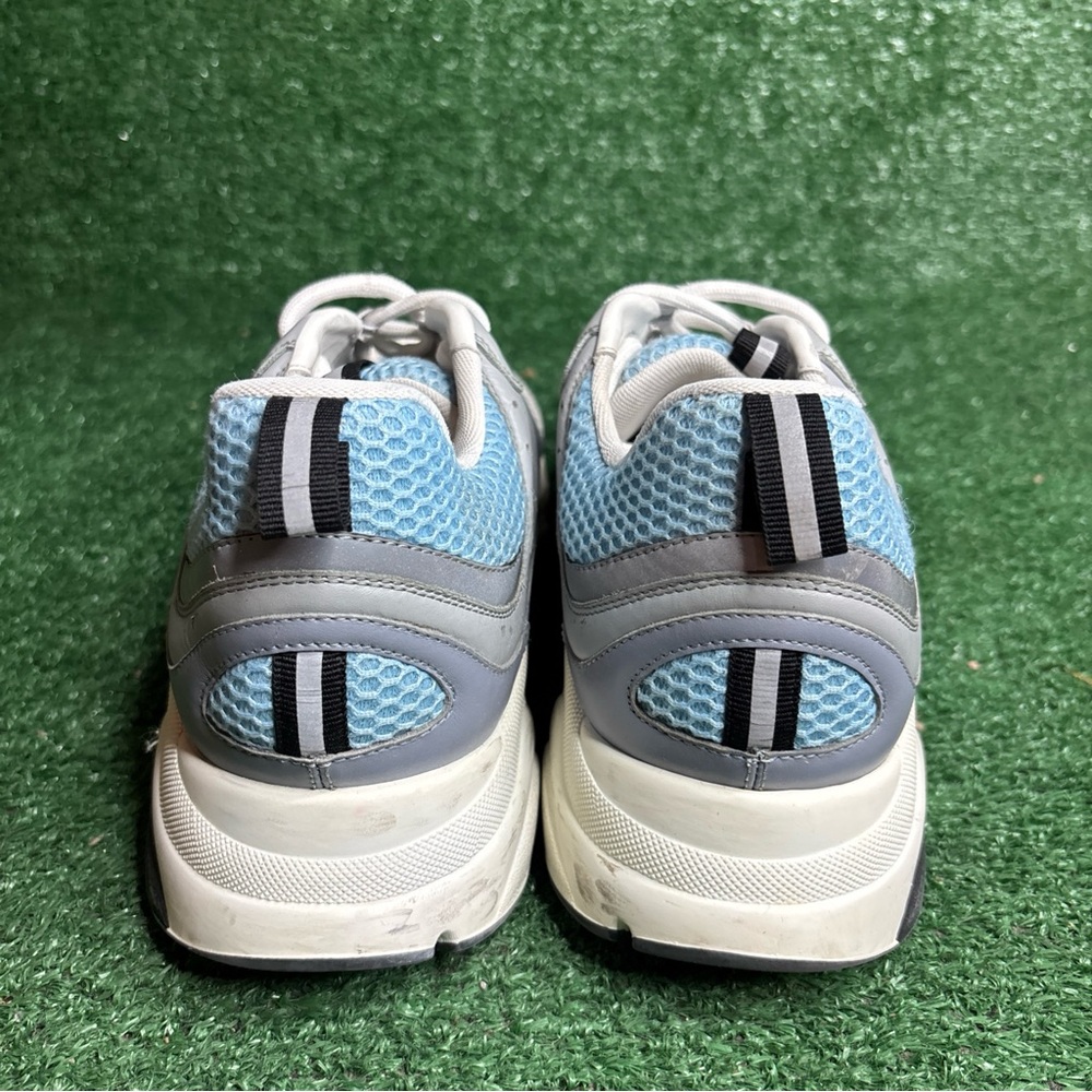 Size 46 / US 13 - Dior B22 Reflective Trainer White Blue White Gray - Picture 4 of 16